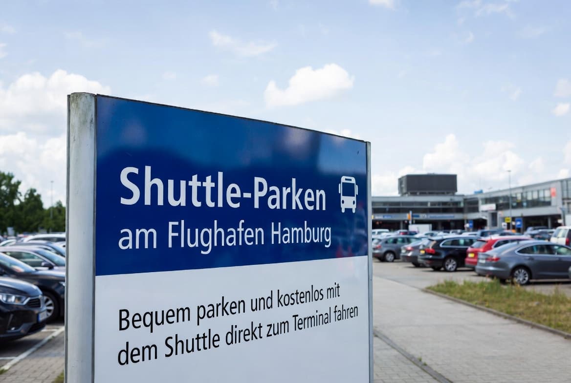 Shuttle-Parken am Flughafen Hamburg