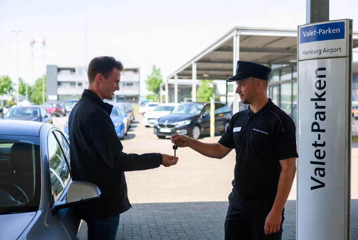 Valet-Parken am Flughafen Hamburg