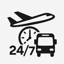 24/7 Service bei Flugzeiten