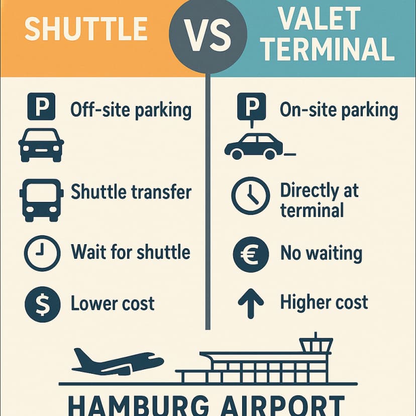 Parken Flughafen Hamburg: Vergleich 2026 – Shuttle vs. Valet vs. Terminal
